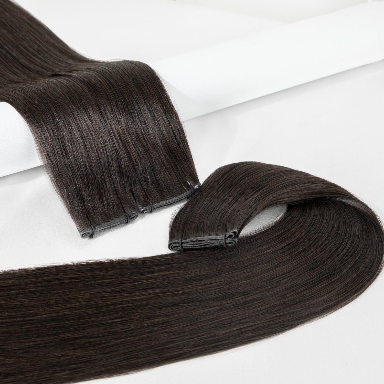 Dark Brown Weft Hair Extensions