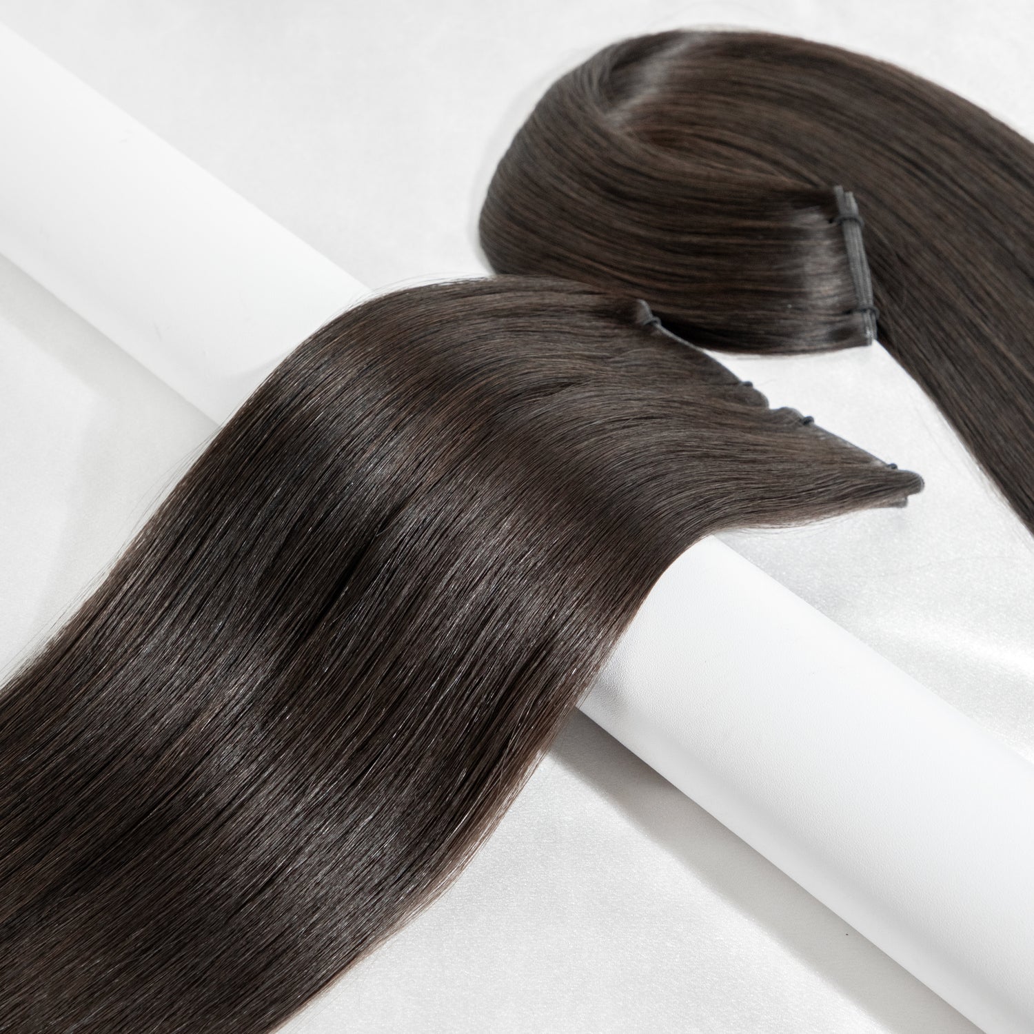 Dark Brown Weft Hair Extensions