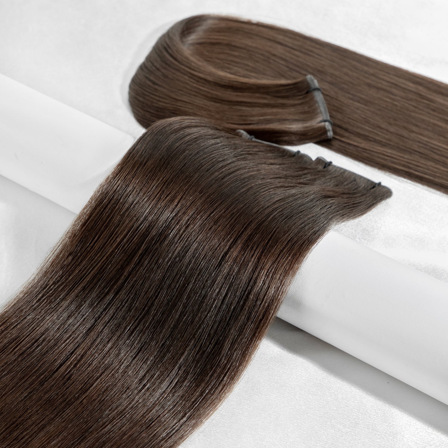Warm Dark Brown Weft Hair Extensions