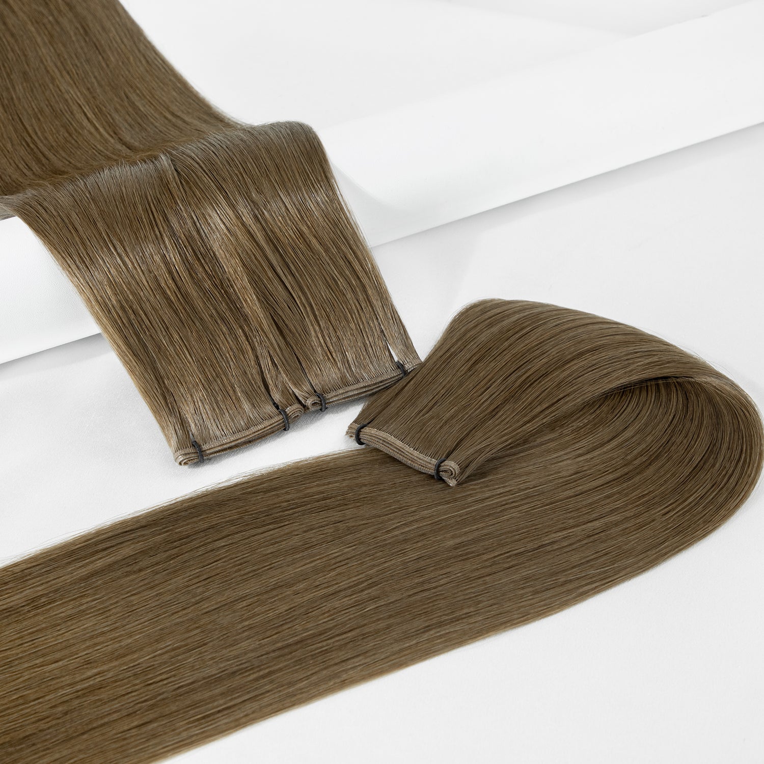Lightest Brown Weft Hair Extensions