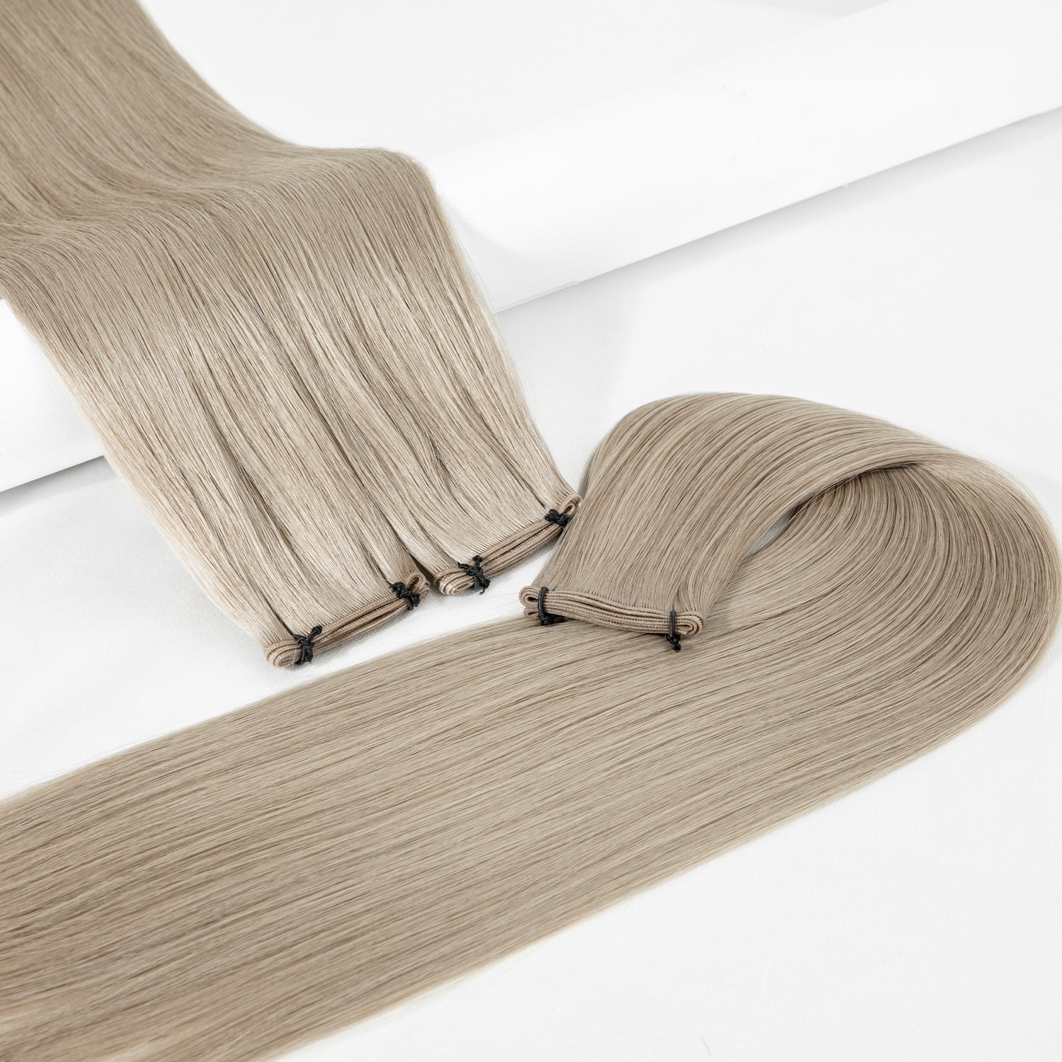 Dark Ash Blonde Weft Hair Extensions