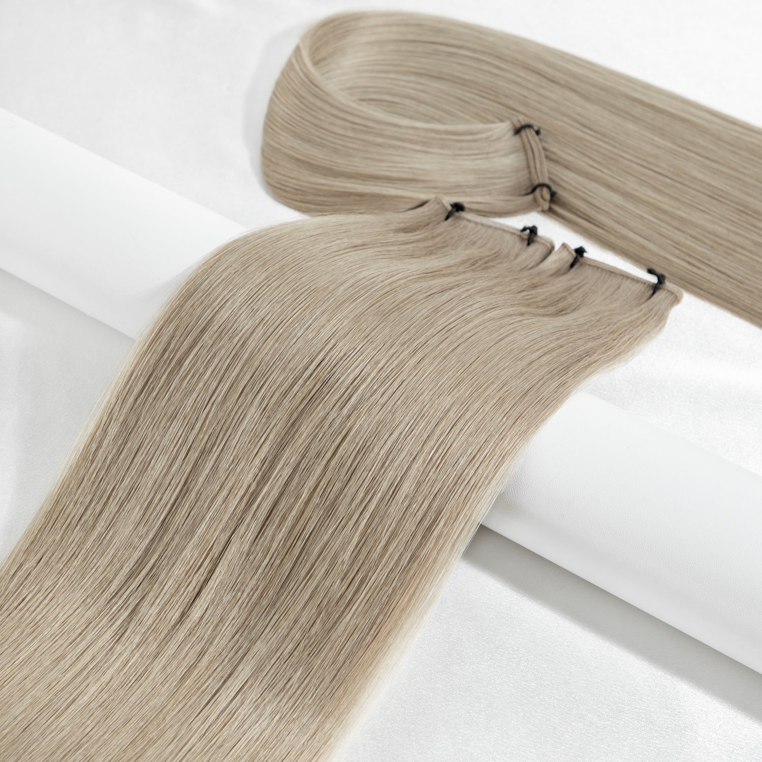 Dark Ash Blonde Weft Hair Extensions