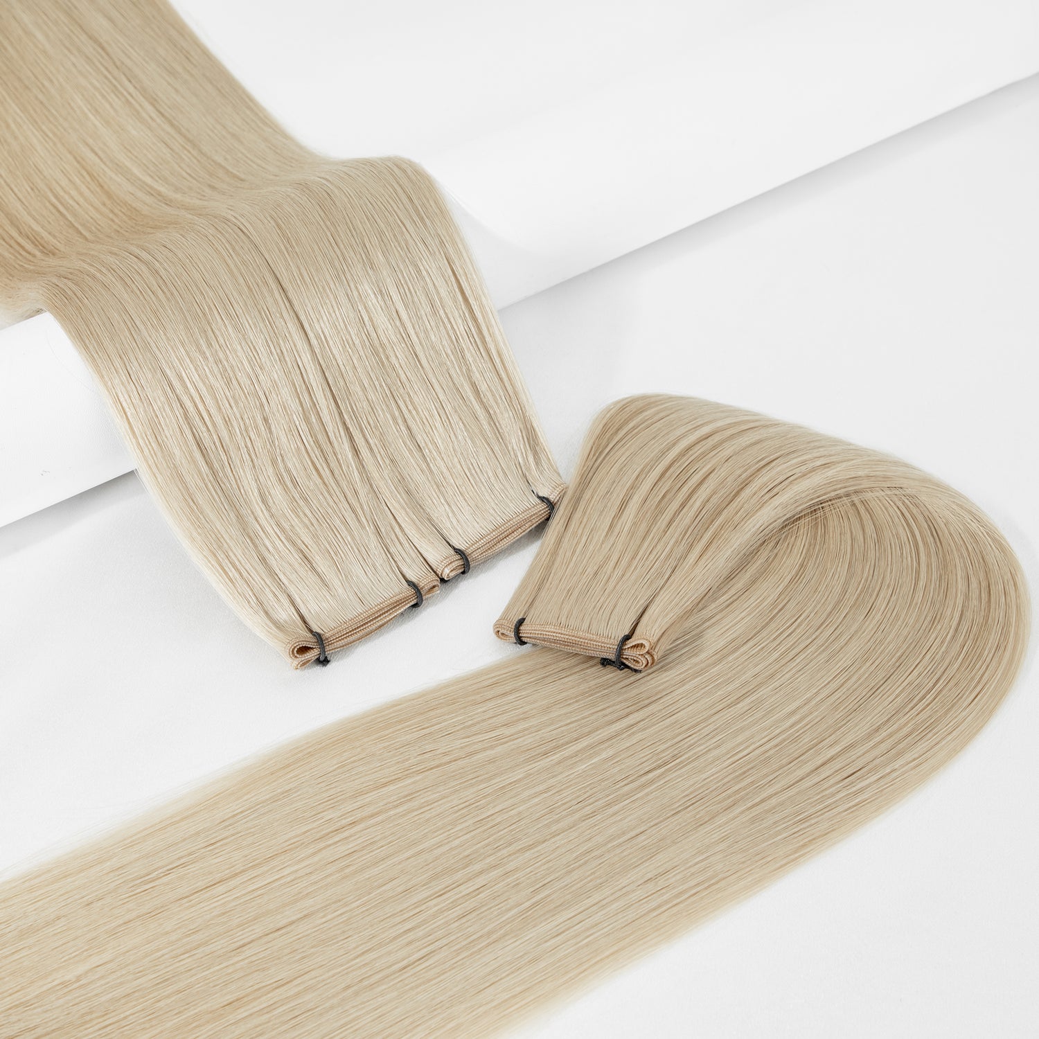 Dark Warm Blonde Weft Hair Extensions