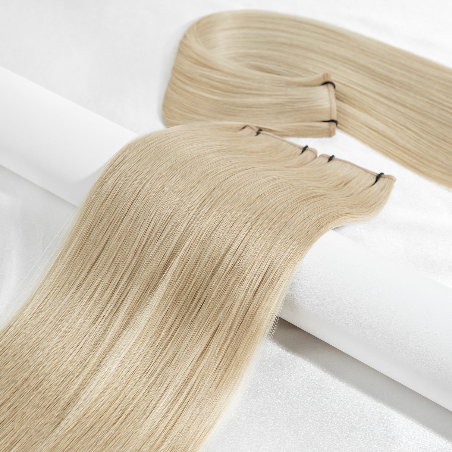 Dark Warm Blonde Weft Hair Extensions