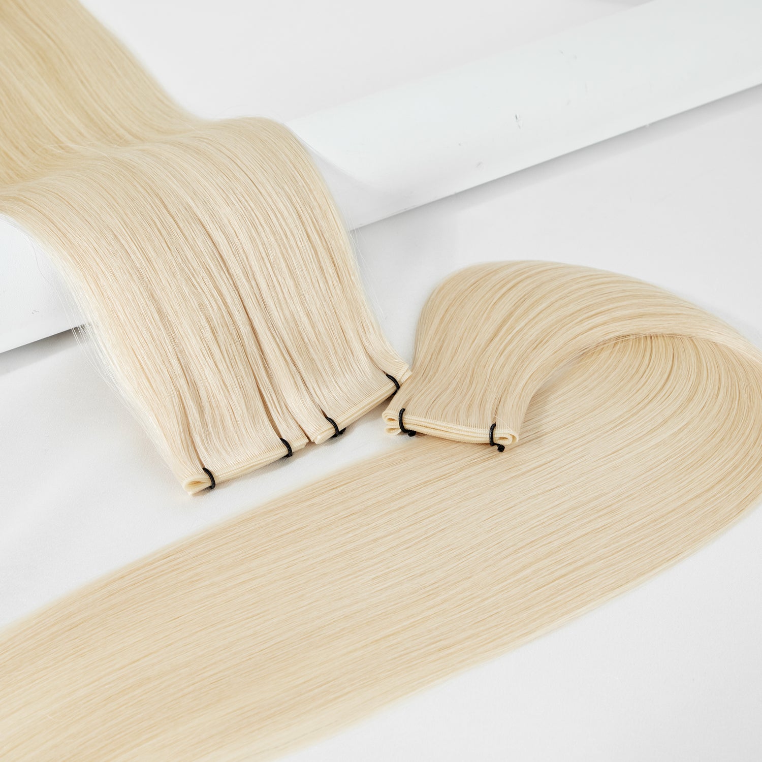 Warm Blonde Weft Hair Extensions