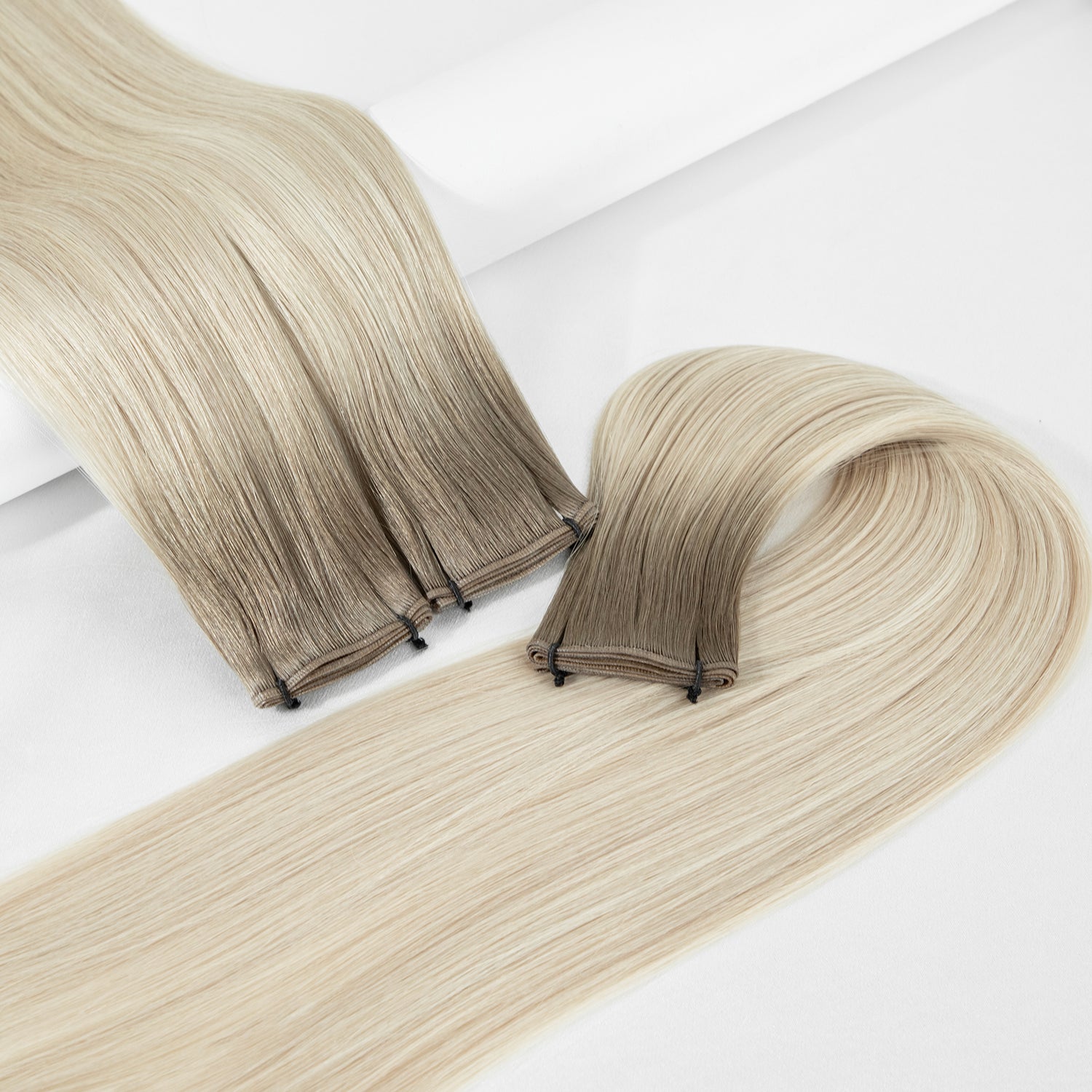 Ombre Vanilla Cream Weft Hair Extensions