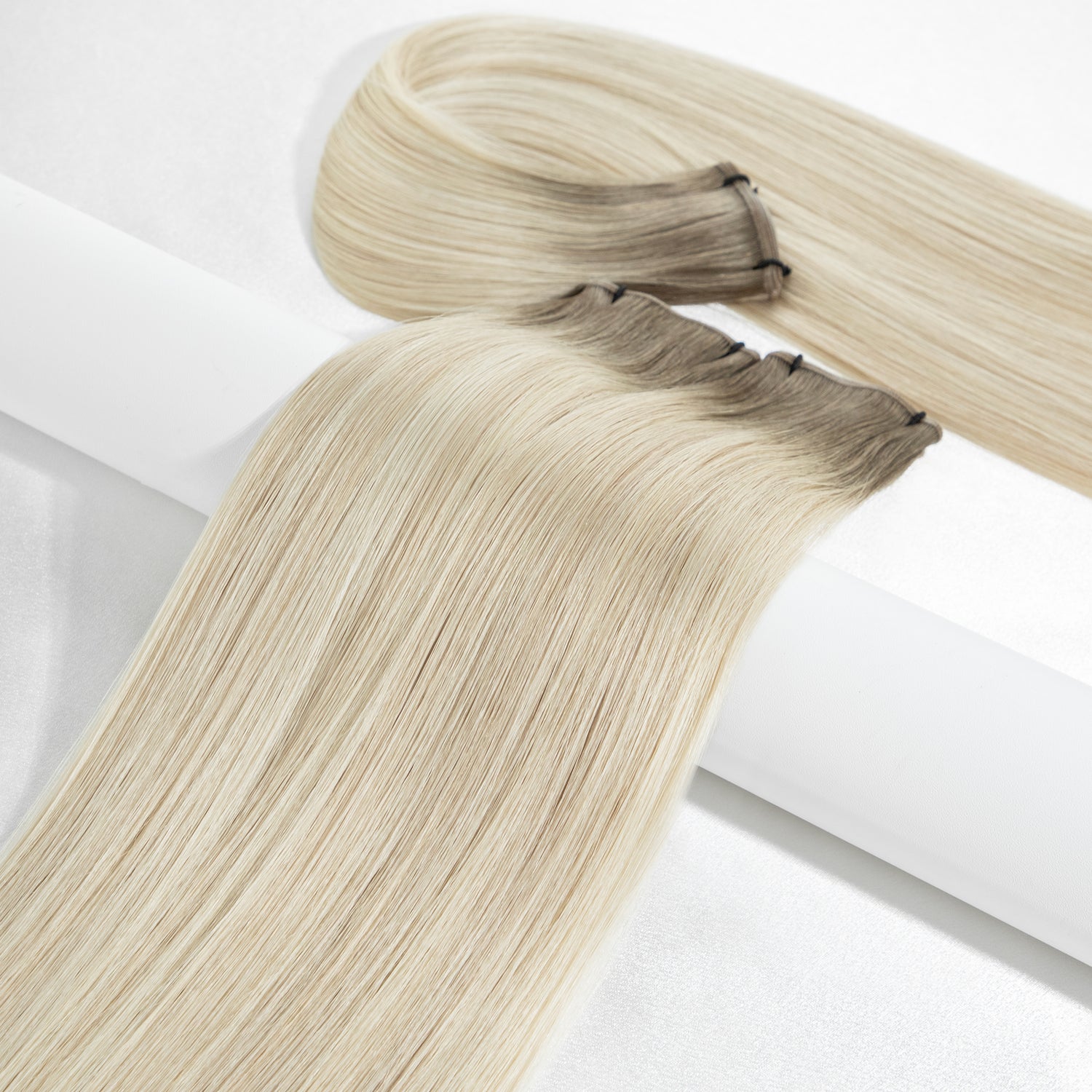 Ombre Vanilla Cream Weft Hair Extensions