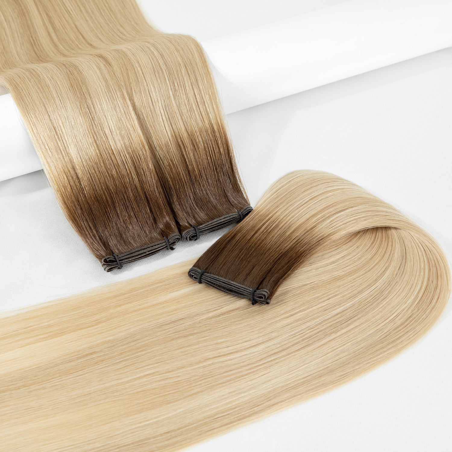 Ombre Creme Caramel Weft Hair Extensions