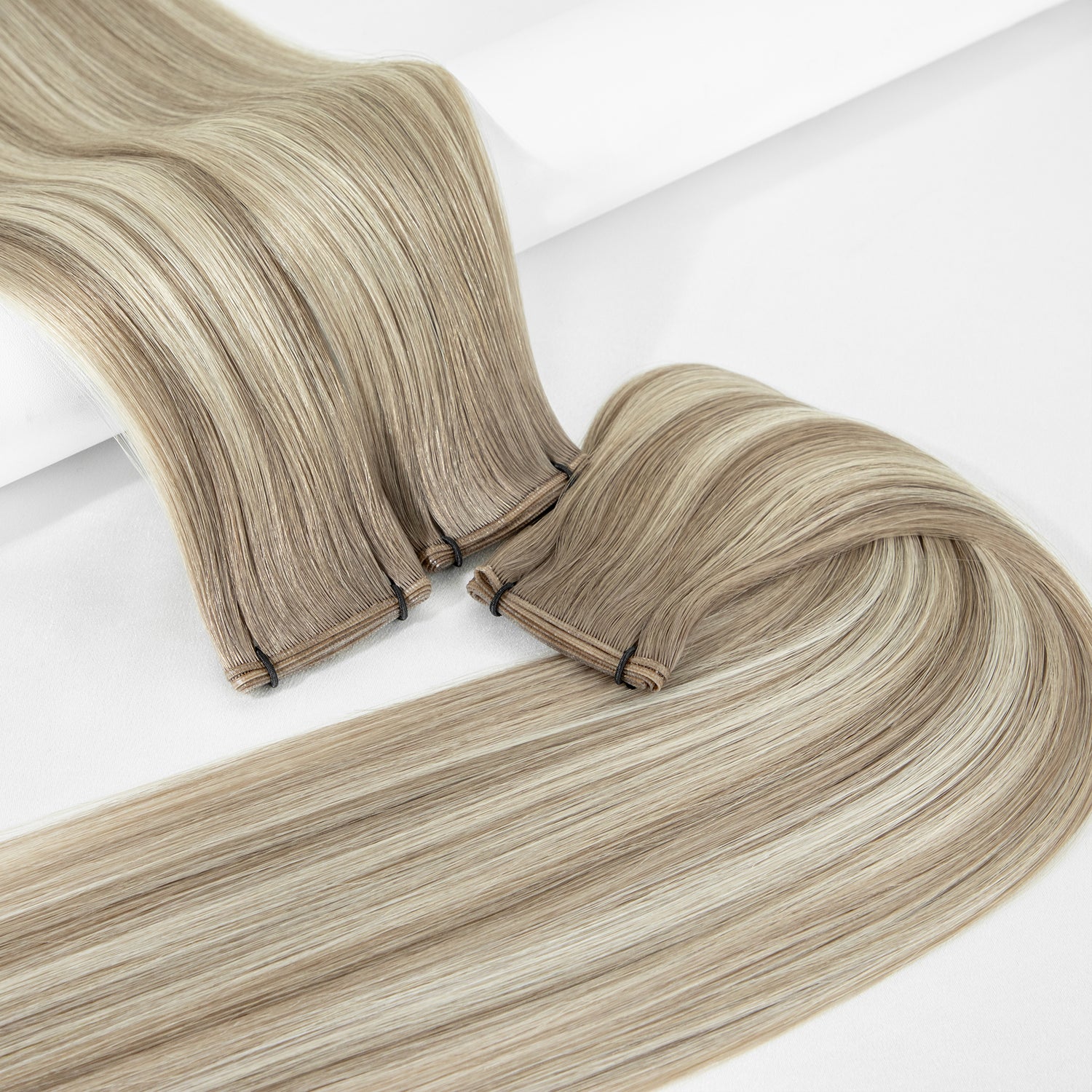 Ombre Ash Frost Weft Hair Extensions
