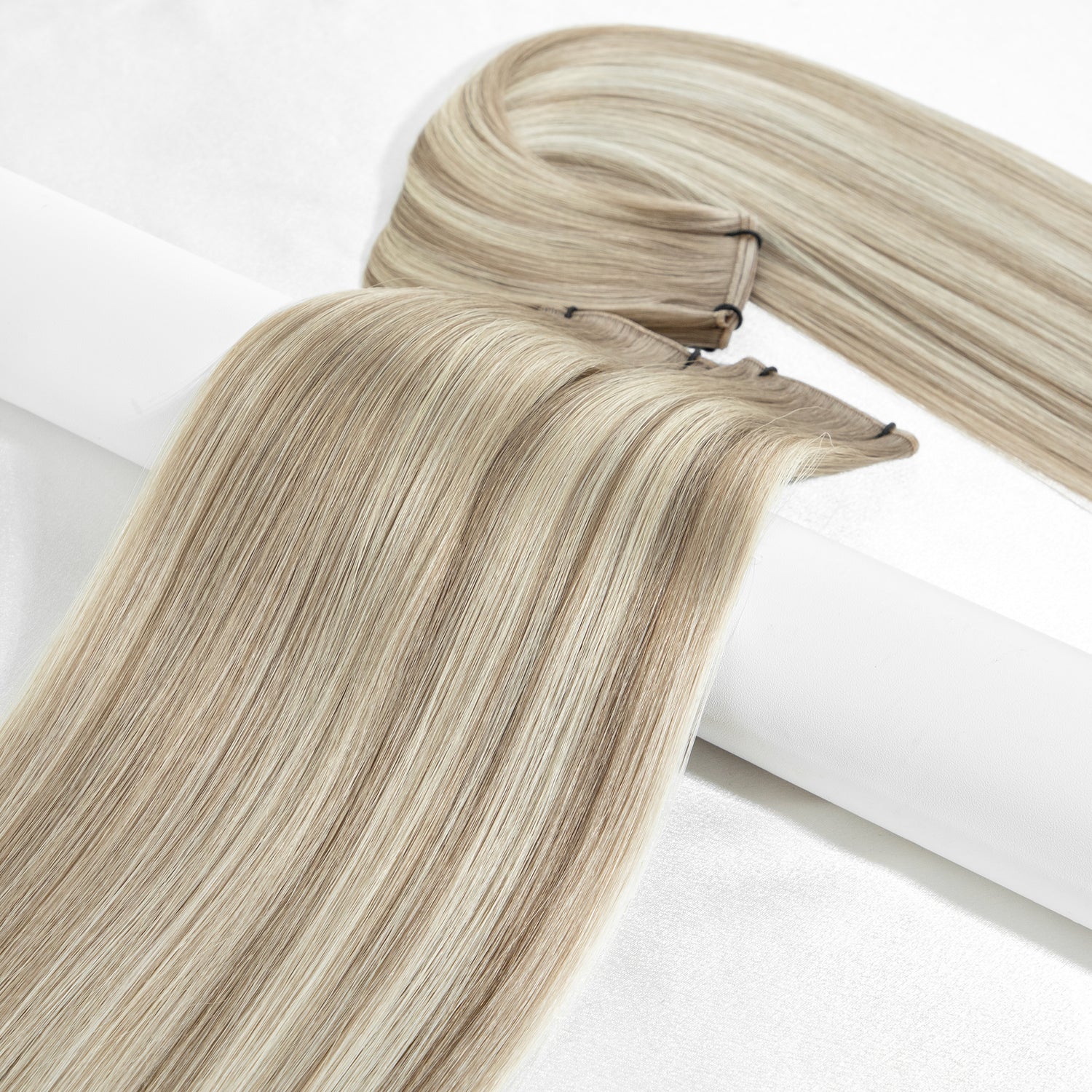 Ombre Ash Frost Weft Hair Extensions