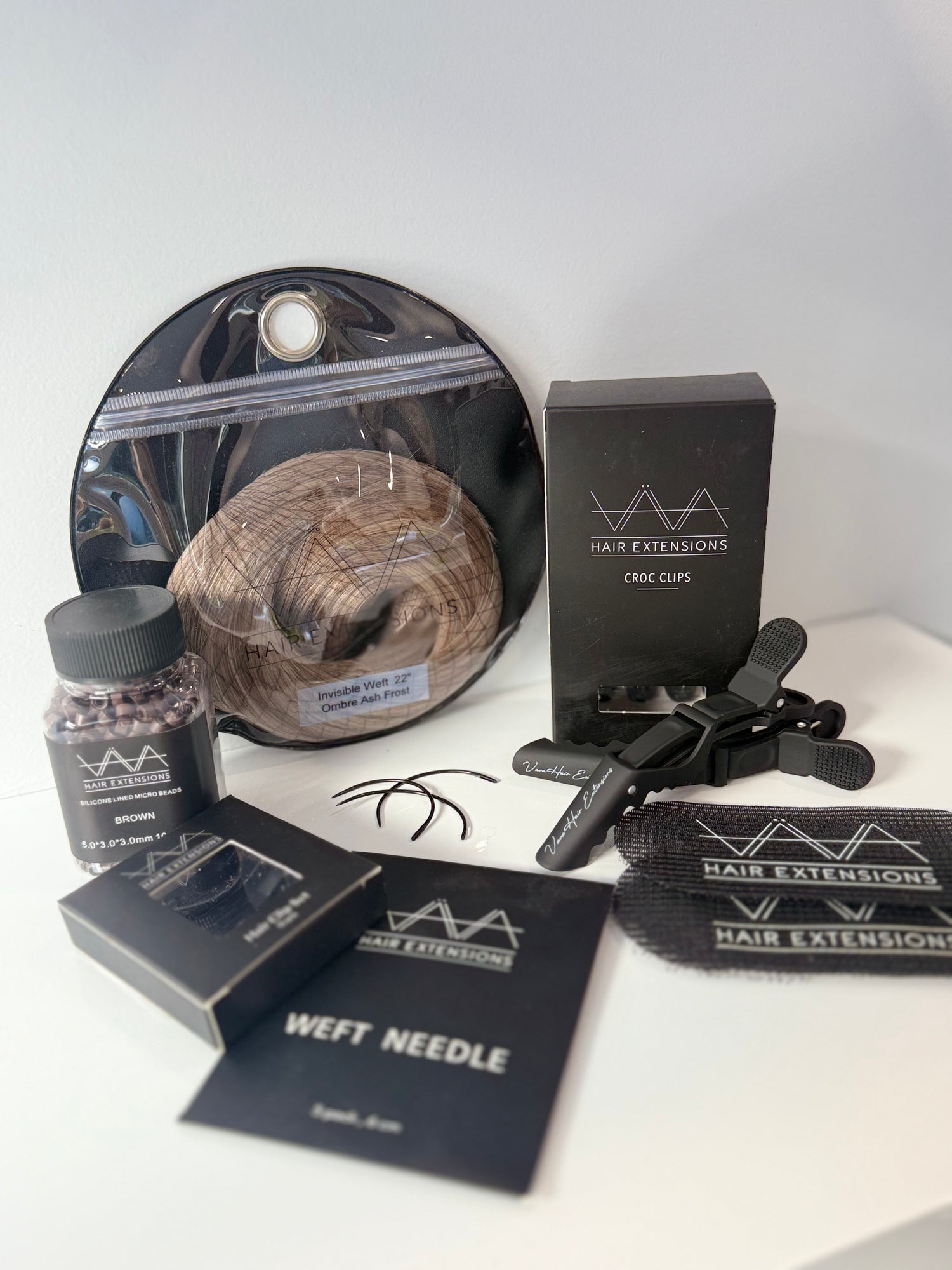 Weft Hair Extension Sample Kit